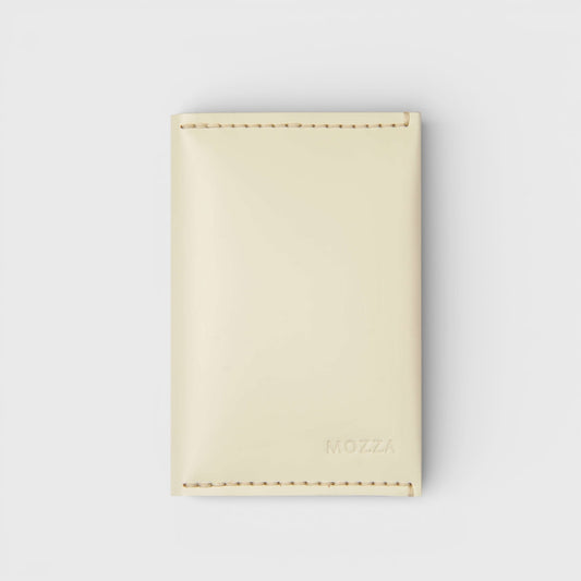 Étui passeport cuir | Beige
