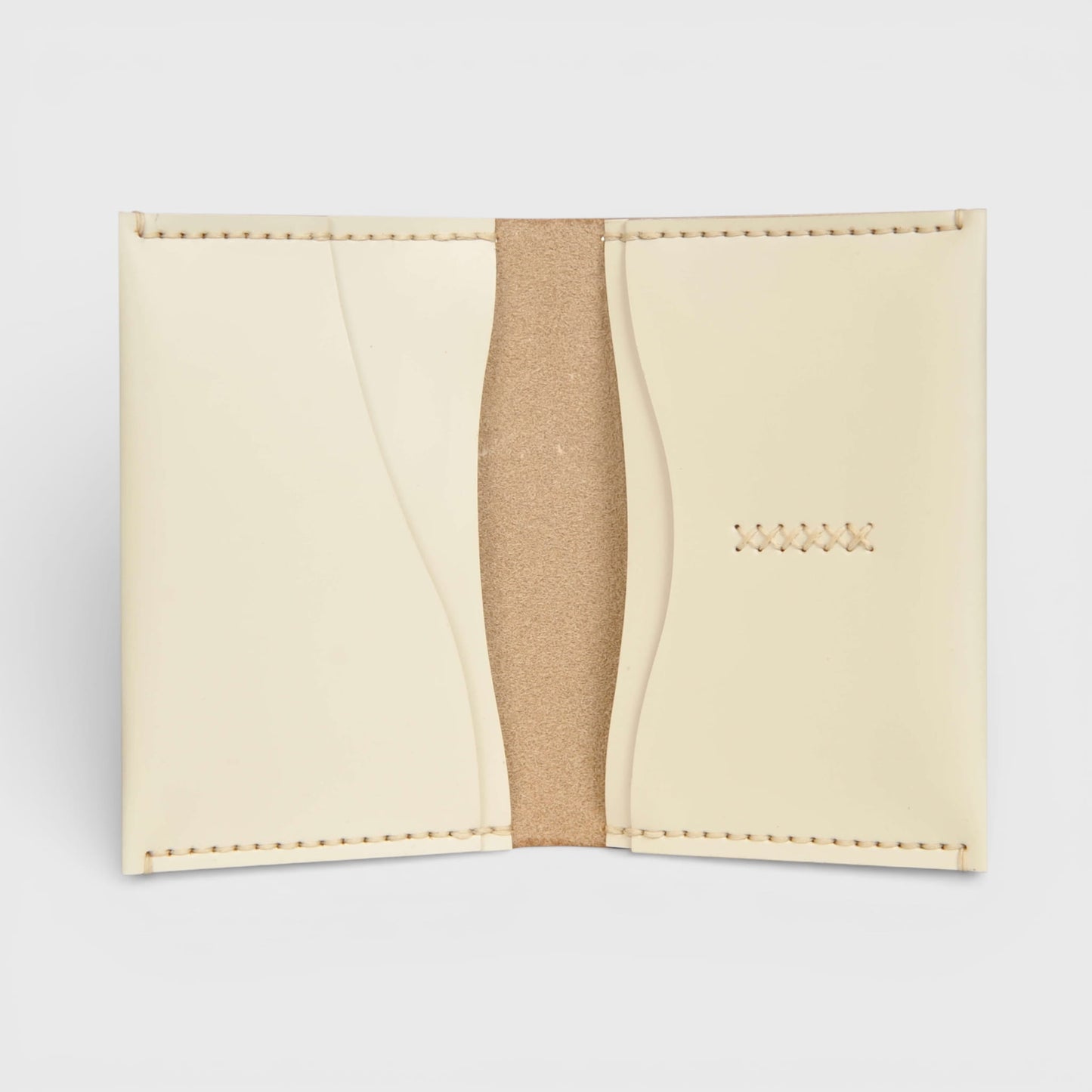 Étui passeport cuir | Beige