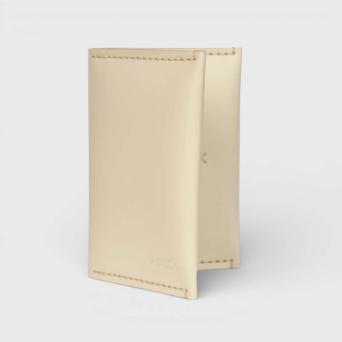 Étui passeport cuir | Beige