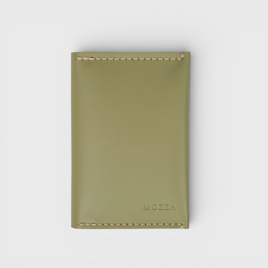 Étui passeport cuir | Olive