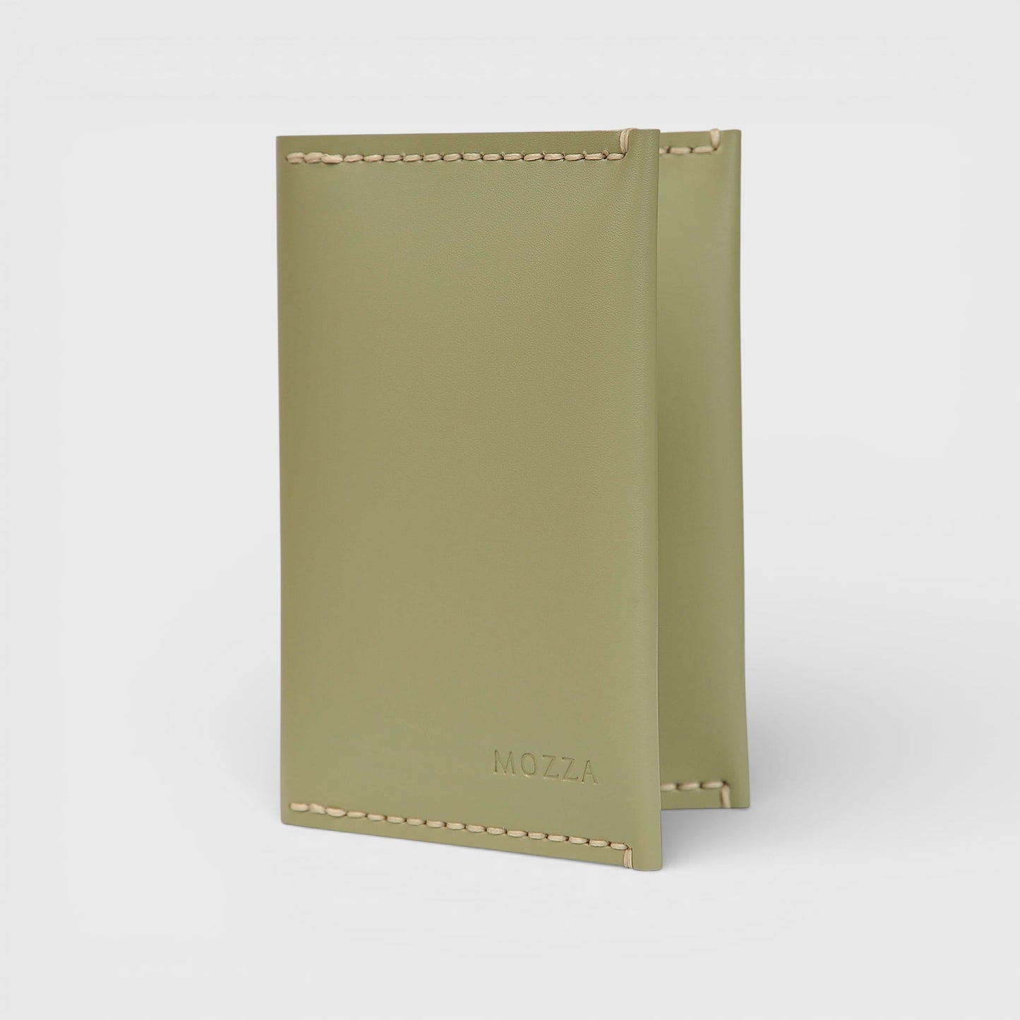 Étui passeport cuir | Olive