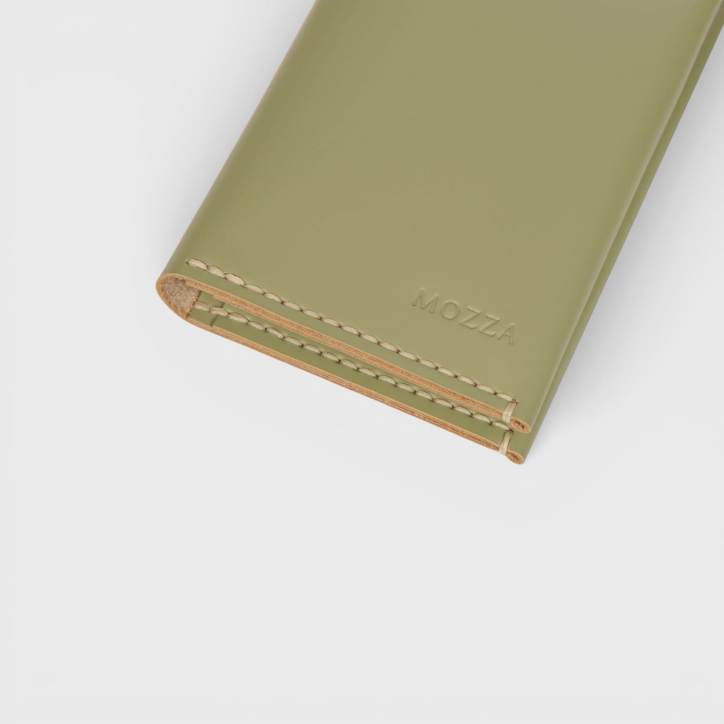 Étui passeport cuir | Olive